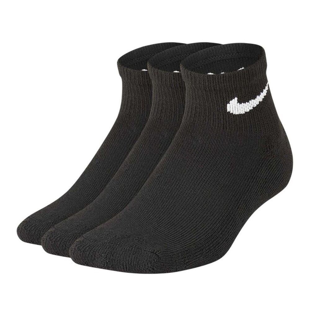 Nike Childrens/Kids Ankle Socks (Pack of 3) / Black
